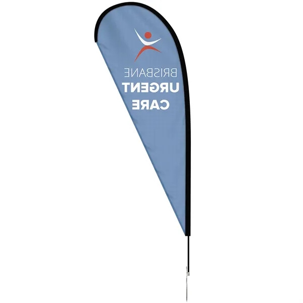 Quickship 8' Single Reverse Portable Teardrop Banner with Hardware Set. ACTUAL... from ASI 80228 Quinn