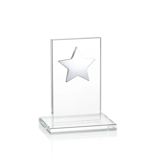 This illustrious Starfire Crystal award stands upright on an elegant Starfire... from ASI 84592 St Regis Group / St Regis