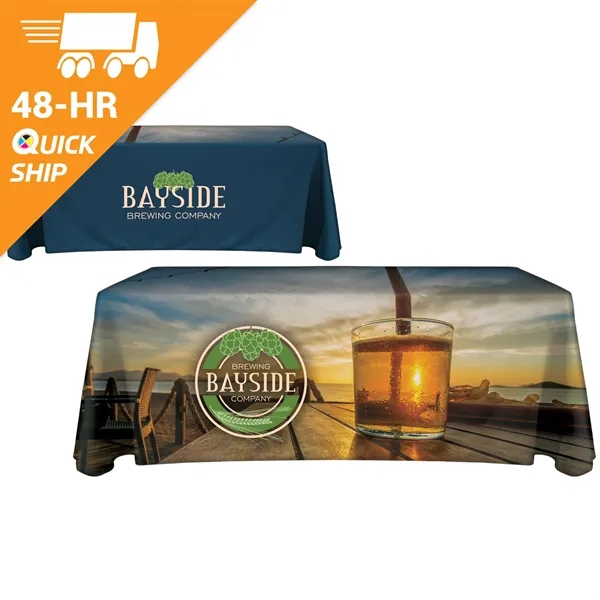 6' Fully Customized Throw Style Table Cover... from ASI 80228 Quinn