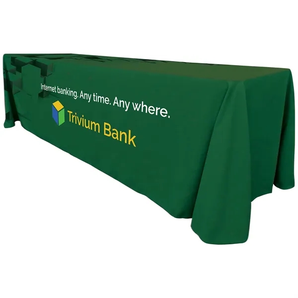 8' Fully Customized Throw Style Table Cover... from ASI 80228 Quinn