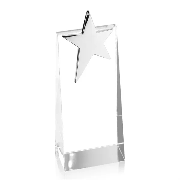 An optical crystal, tapered front and back and topped by a... from ASI 84592 St Regis Group / St Regis