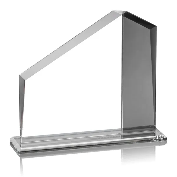 Starfire award with blue colored crystal.... from ASI 84592 St Regis Group / St Regis