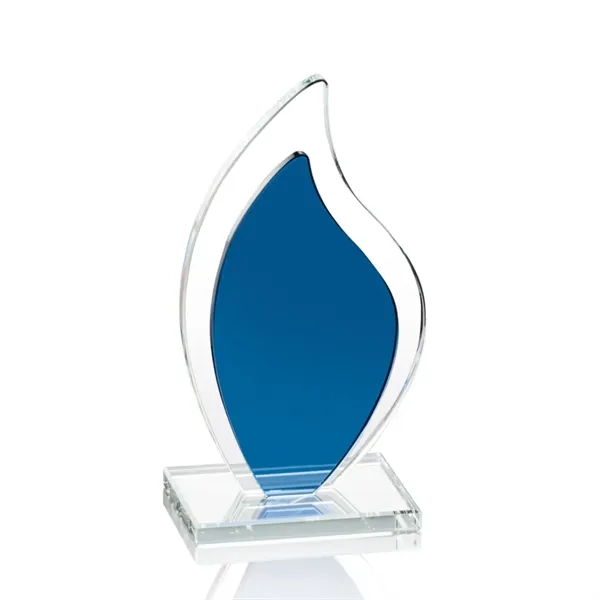 The clear and solid blue crystal flame shape is mounted to... from ASI 84592 St Regis Group / St Regis