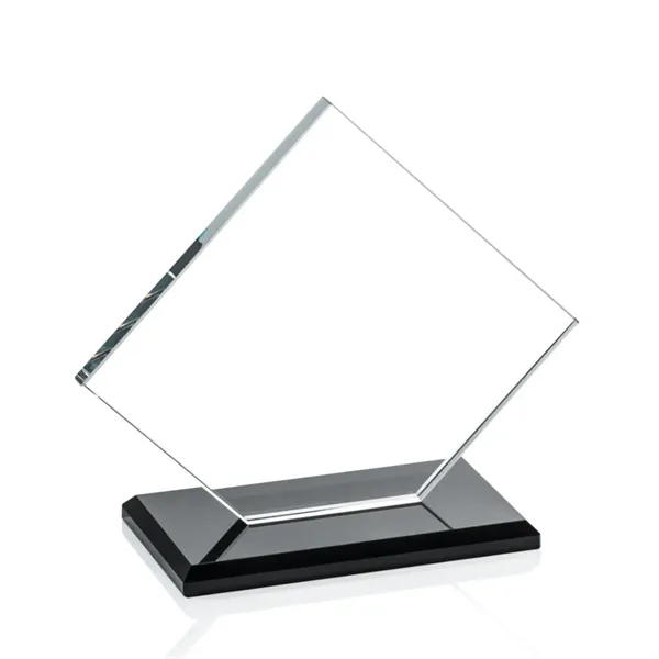 The Huron Award is a flat-edged diamond-shaped piece comprised of starfire... from ASI 84592 St Regis Group / Prestige Glass