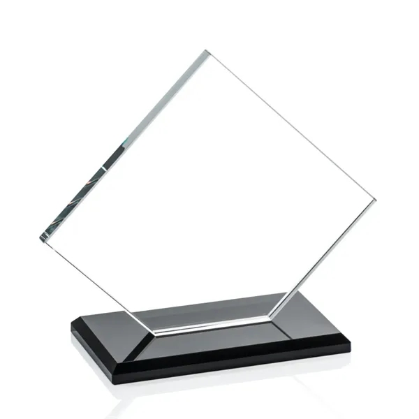 The Huron Award is a flat-edged diamond-shaped piece comprised of starfire... from ASI 84592 St Regis Group / Prestige Glass