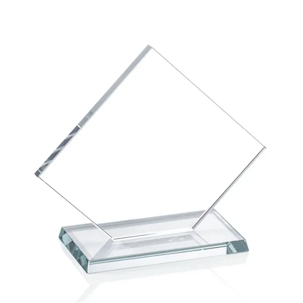 The Huron is a flat-edged diamond-shaped piece with the one cut... from ASI 84592 St Regis Group / Prestige Glass