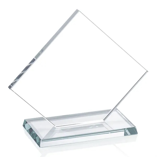 The Huron is a flat-edged diamond-shaped piece with the one cut... from ASI 84592 St Regis Group / Prestige Glass