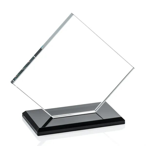 The Huron Award is a flat-edged diamond-shaped piece comprised of starfire... from ASI 84592 St Regis Group / Prestige Glass