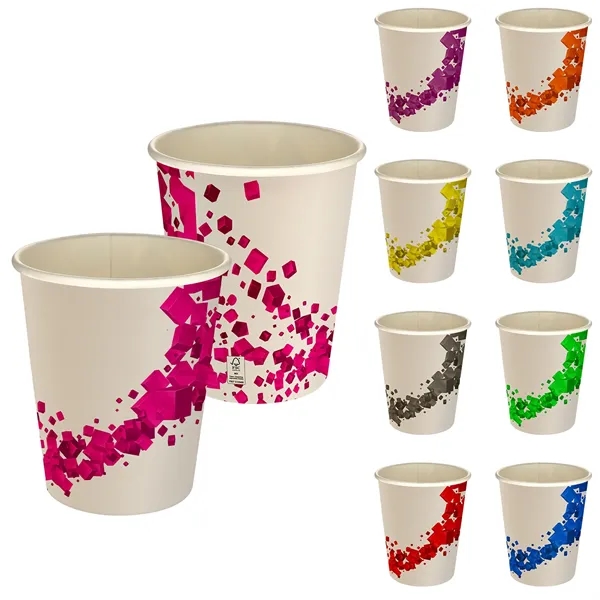 5 oz Full Color Floating Cubes Paper Cup... from ASI 30208 A P Specialties / AP Specialties