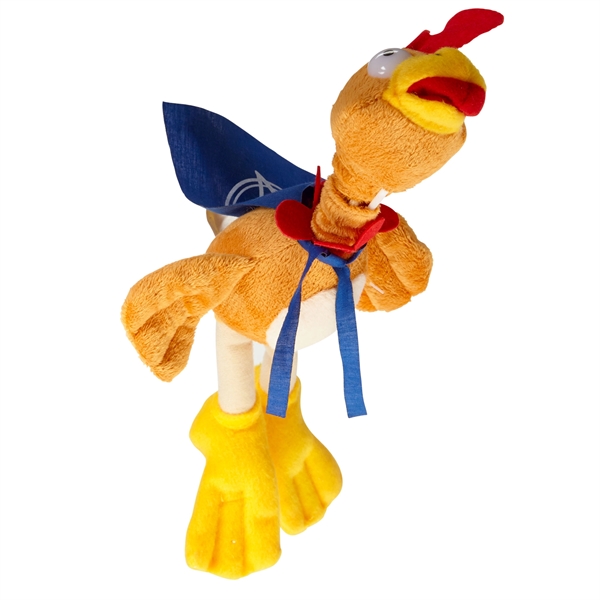 12" flying noise-making rooster toy with sling shot action and cape.... from ASI 63549 Jornik Manufacturing Corp / Jornik