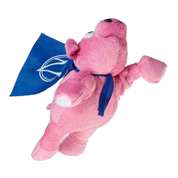 10" flying oinking pigs with slingshot action and cape.... from ASI 63549 Jornik Manufacturing Corp / Jornik