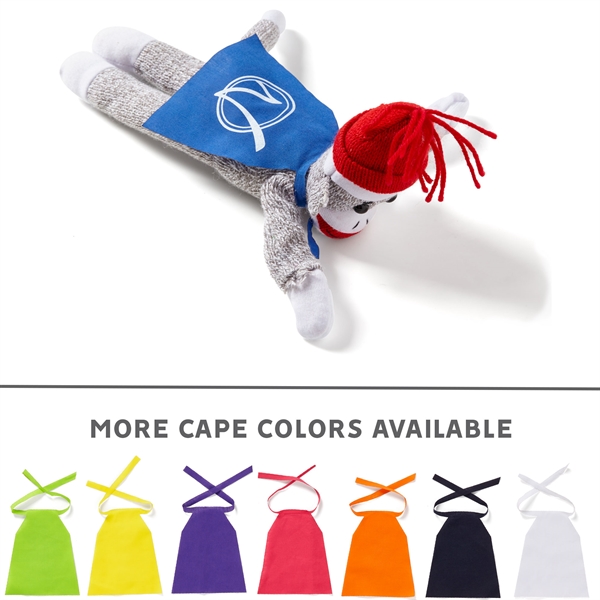 Flying shrieking sock monkey with red cape.... from ASI 63549 Jornik Manufacturing Corp / Jornik