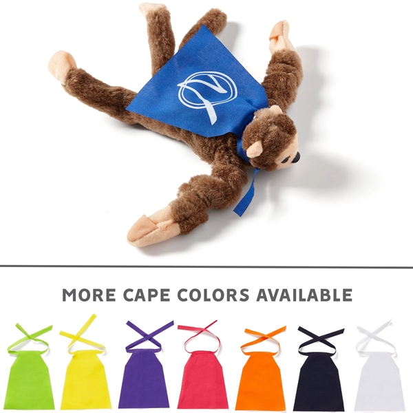 10" flying shrieking monkey with sling-shot action, cape and sounds.... from ASI 63549 Jornik Manufacturing Corp / Jornik