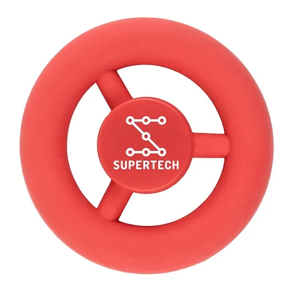 3" x 0.5" TPE automobile steering wheel-shaped stress reliever.... from ASI 62660 Innovation Line