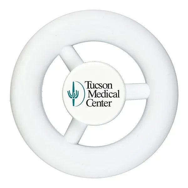 3" x 0.5" TPE automobile steering wheel-shaped stress reliever.... from ASI 62660 Innovation Line