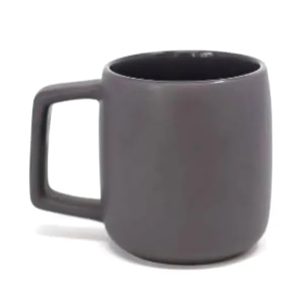 Cearmic Mug With Glossy Grey Interior And Matte Color Exterior... from ASI 72657 Active Life Promo / Apres Ski