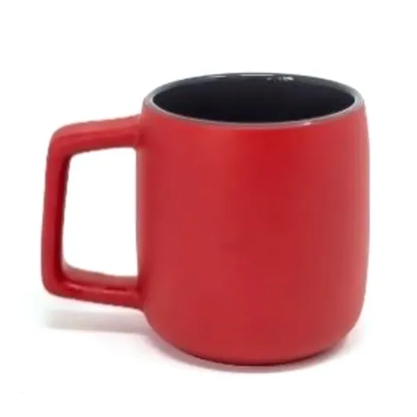 Cearmic Mug With Glossy Grey Interior And Matte Color Exterior... from ASI 72657 Active Life Promo / Apres Ski