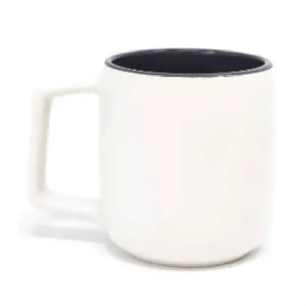 Cearmic Mug With Glossy Grey Interior And Matte Color Exterior... from ASI 72657 Active Life Promo / Apres Ski