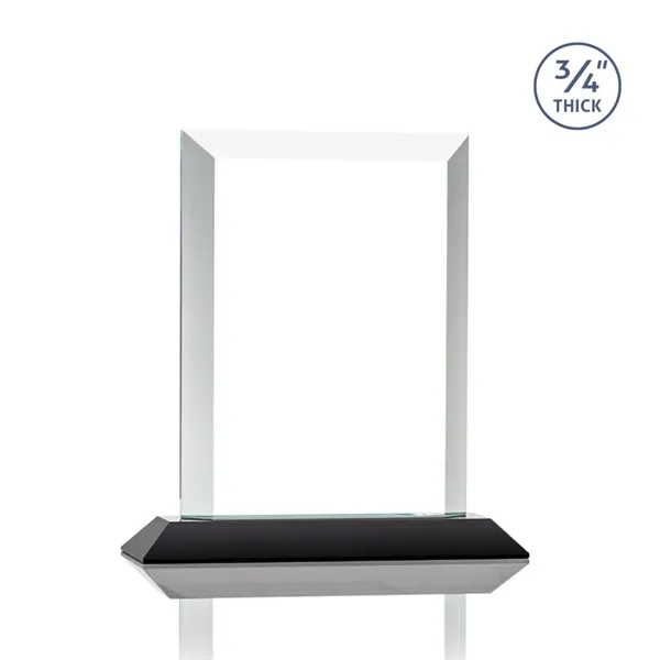 Stunning rectangle award with thick bevels and an exquisite Ebony base.... from ASI 84592 St Regis Group / St Regis