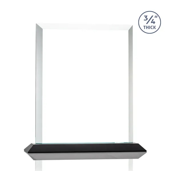Stunning rectangle award with thick bevels and an exquisite Ebony base.... from ASI 84592 St Regis Group / St Regis