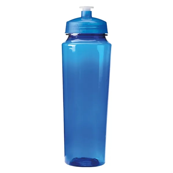 Push pull lid measurement sports bottle, 24 oz. plus 1C1P silkscreen... from ASI 37218 Athena Promo (tm)