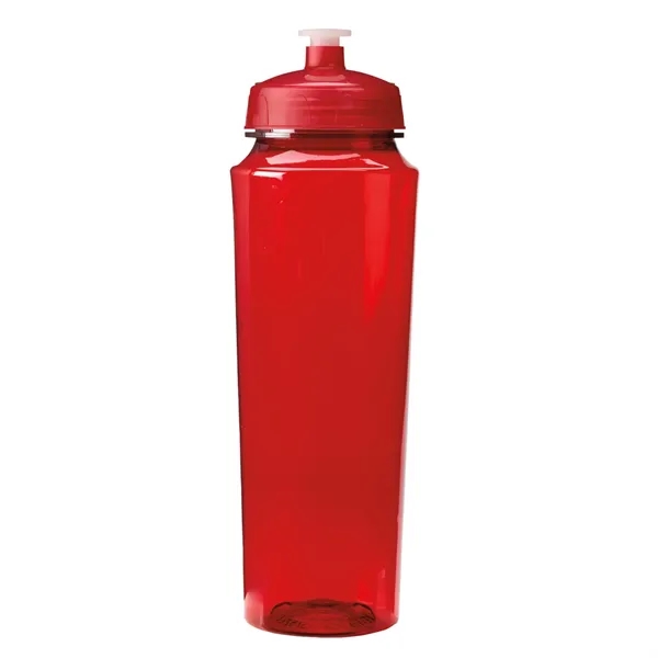 Push pull lid measurement sports bottle, 24 oz. plus 1C1P silkscreen... from ASI 37218 Athena Promo (tm)