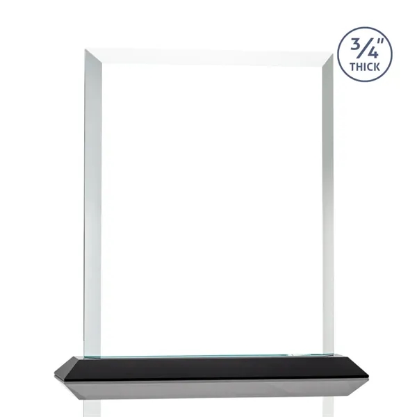 Stunning rectangle award with thick bevels and an exquisite Ebony base.... from ASI 84592 St Regis Group / St Regis