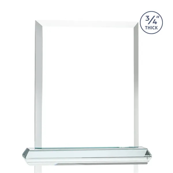 Stunning rectangle award with thick bevels and an exquisite Starfire base.... from ASI 84592 St Regis Group / St Regis