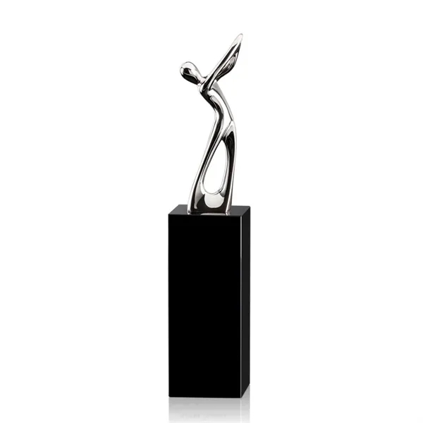 Peale Golf Award - Chrome/Black 8 1/2"... from ASI 84592 St Regis Group / St Regis