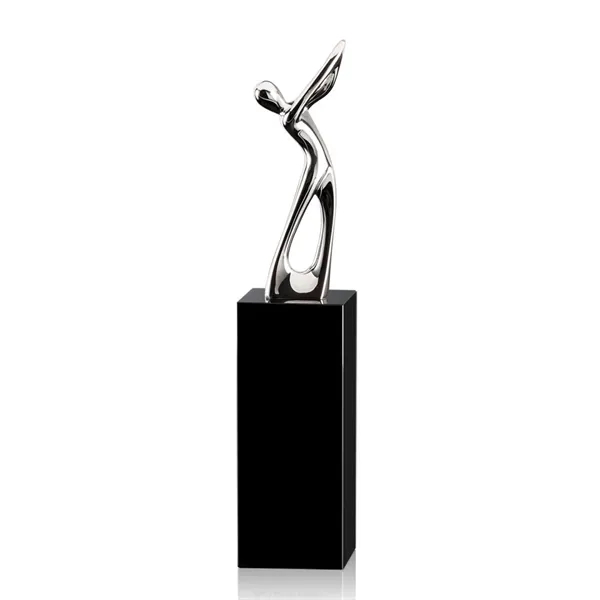 Peale Golf Award - Chrome/Black 8 1/2"... from ASI 84592 St Regis Group / St Regis