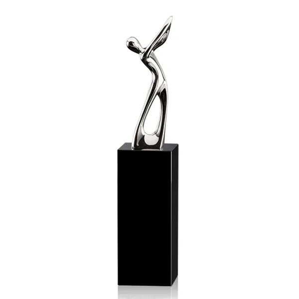 Peale Golf Award - Chrome/Black 8 1/2"... from ASI 84592 St Regis Group / St Regis