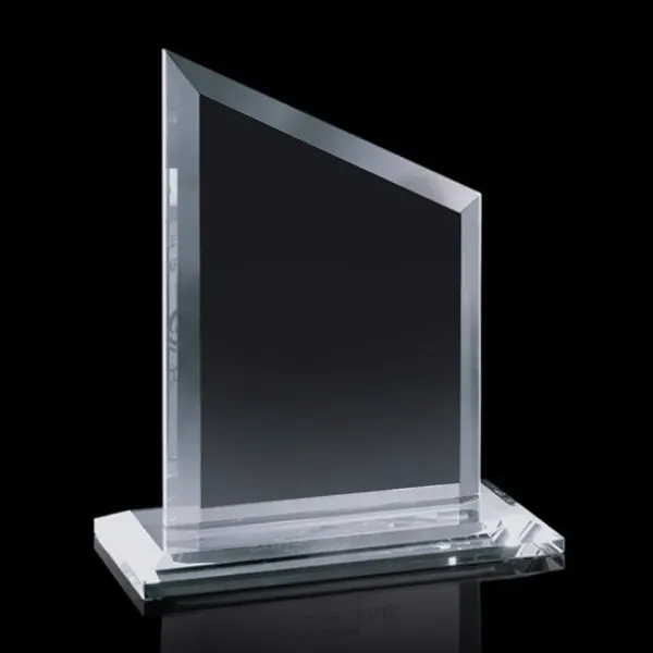Starfire 0.5-inch thick award with a slant top on a base.... from ASI 84592 St Regis Group / St Regis