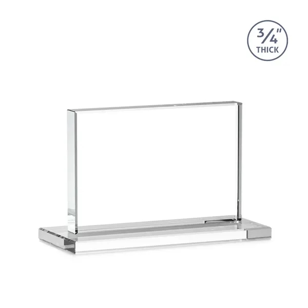 The Manhattan award features an extra thick 0.75” Starfire Crystal upright... from ASI 84592 St Regis Group / St Regis