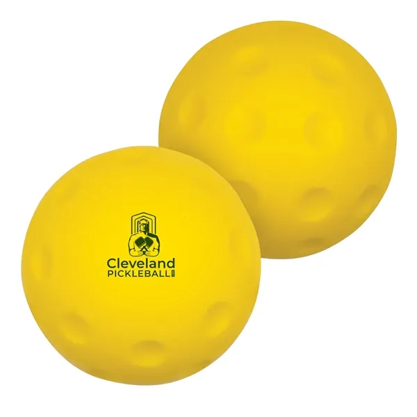 2.5" pickleball shaped stress reliever.... from ASI 63549 Jornik Manufacturing Corp