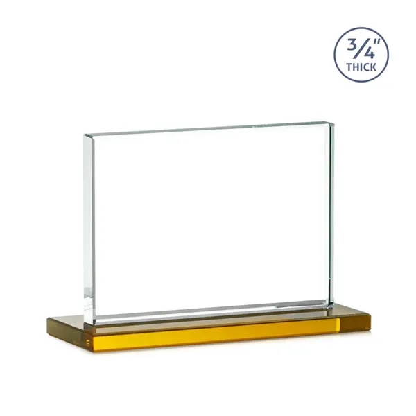 The Manhattan award features an extra thick 0.75” Starfire Crystal upright... from ASI 84592 St Regis Group / St Regis