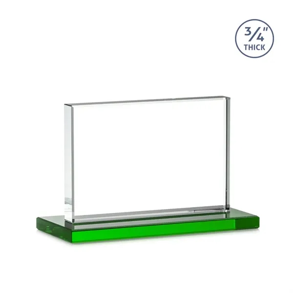 The Manhattan award features an extra thick 0.75” Starfire Crystal upright... from ASI 84592 St Regis Group / St Regis