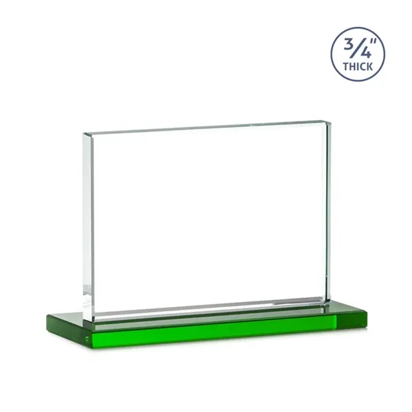 The Manhattan award features an extra thick 0.75” Starfire Crystal upright... from ASI 84592 St Regis Group / St Regis