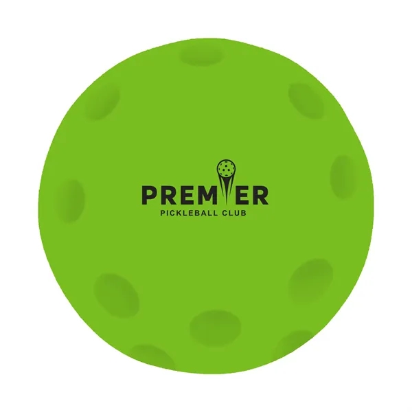 2.5" pickleball shaped stress reliever.... from ASI 63549 Jornik Manufacturing Corp