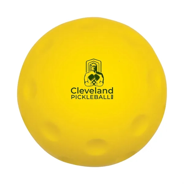 2.5" pickleball shaped stress reliever.... from ASI 63549 Jornik Manufacturing Corp
