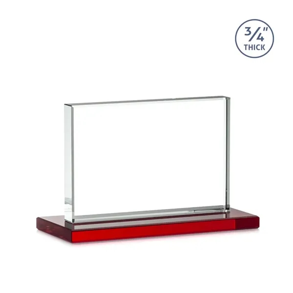 The Manhattan award features an extra thick 0.75” Starfire Crystal upright... from ASI 84592 St Regis Group / St Regis