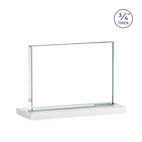 The Manhattan award features an extra thick 0.75” Starfire Crystal upright... from ASI 84592 St Regis Group / St Regis