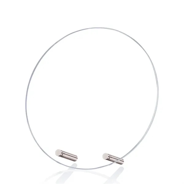 Circle Award- Starfire/Chrome.... from ASI 84592 St Regis Group / Prestige Glass