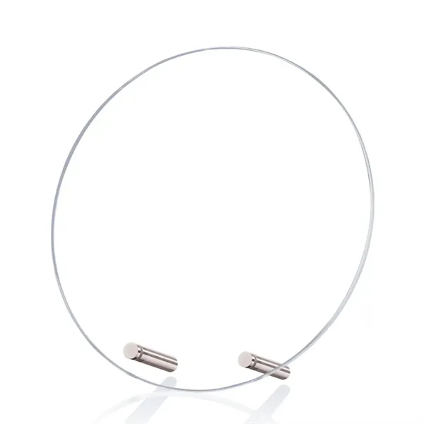 Circle Award- Starfire/Chrome.... from ASI 84592 St Regis Group / Prestige Glass