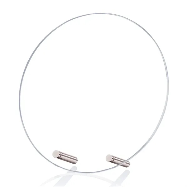 Circle Award- Starfire/Chrome.... from ASI 84592 St Regis Group / Prestige Glass