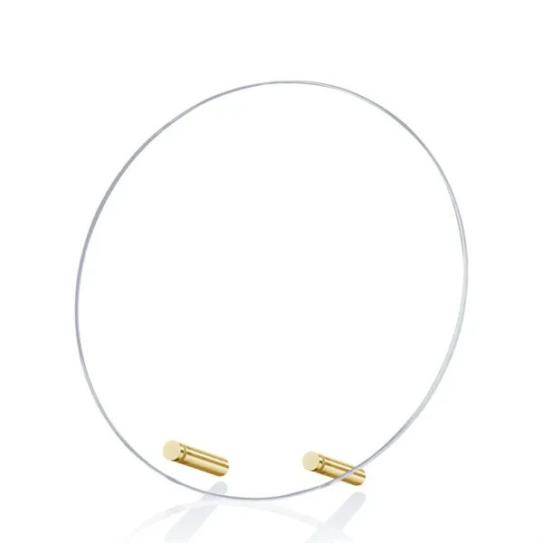 Circle Award- Starfire/Gold.... from ASI 84592 St Regis Group / Prestige Glass