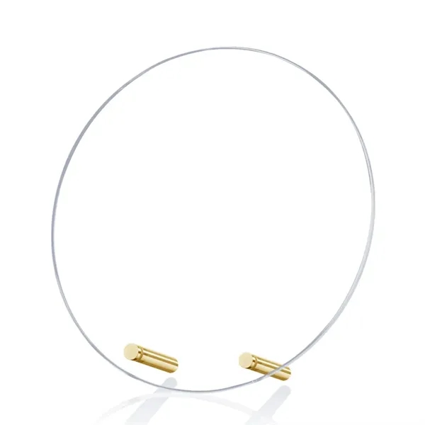 Circle Award- Starfire/Gold.... from ASI 84592 St Regis Group / Prestige Glass