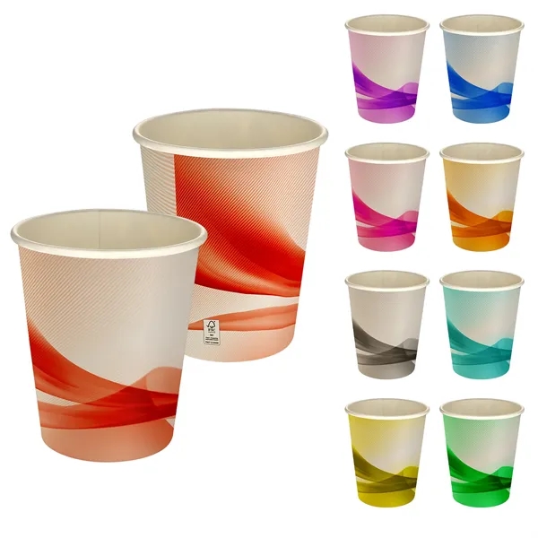 5 oz Full Color Groovy Paper Cup... from ASI 30208 A P Specialties / AP Specialties