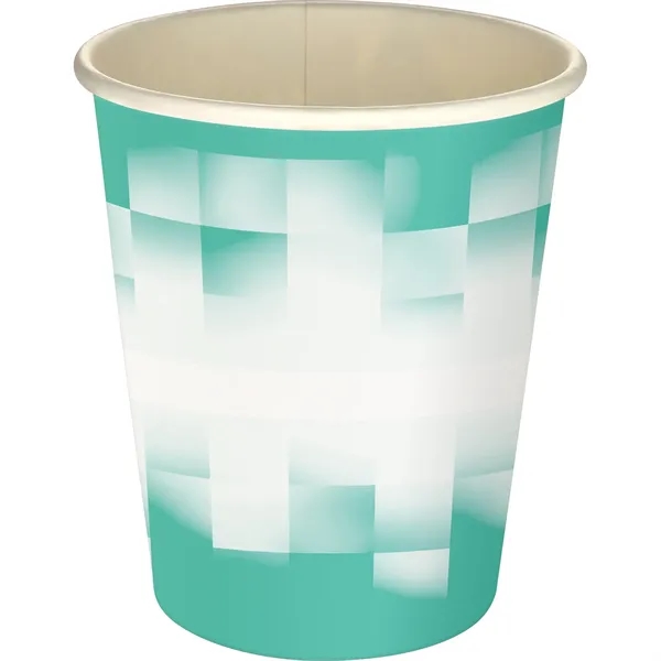 5 oz Full Color Shaded Checkers Paper Cup... from ASI 30208 A P Specialties / AP Specialties