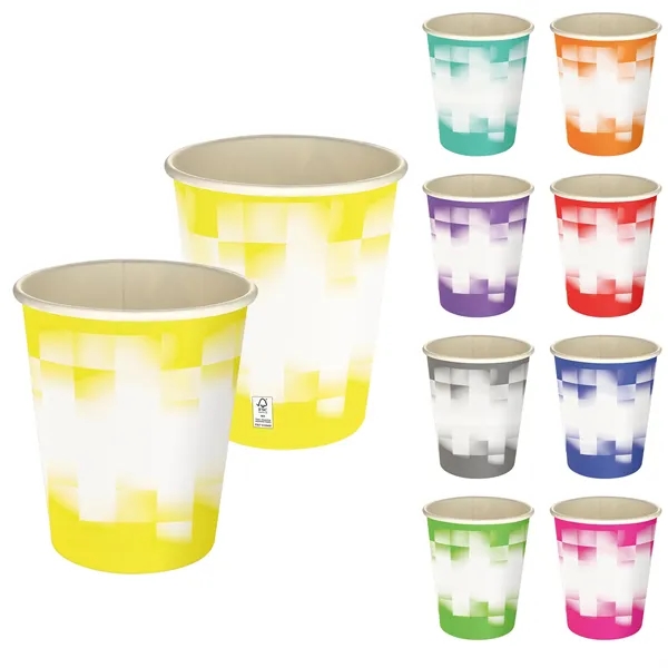 5 oz Full Color Shaded Checkers Paper Cup... from ASI 30208 A P Specialties / AP Specialties