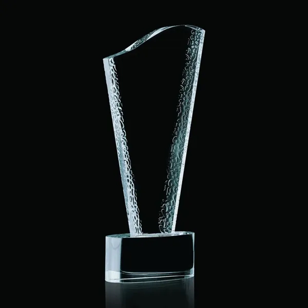 Unique optical crystal award with scalloped edge effect.... from ASI 84592 St Regis Group / St Regis